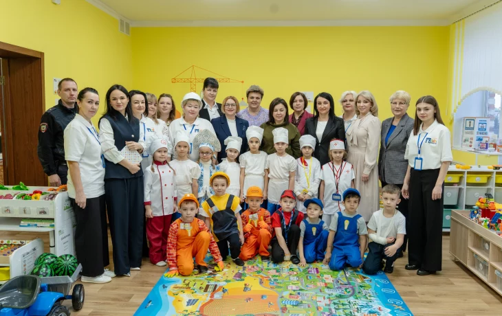 Важное событие в Октябрьском районе: открыт "Профиград" в детском саду "Солнышко"! Важное событие в Октябрьском районе: открыт "Профиград" в детском саду "Солнышко"!