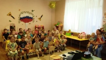 Отдел кино посетил детские сады "Аленушка" и "Радуга"