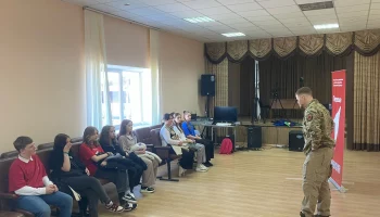 Состоялась встреча с военнослужащим с позывным "Апрель"