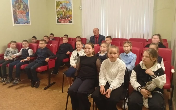 ВСТРЕЧА с учащимися  3 "В" класса Ленинской СОШ