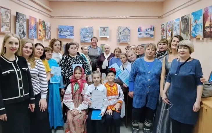 Открытие выставки "Зимняя сказка"