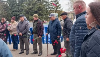 Сегодня в Октябрьском районе состоялся митинг, посвящённый памяти жертв Чернобыльской катастрофы